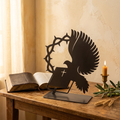 Crown of Thorns with Dove & Bible