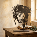 Cross with Dove on Open Bible