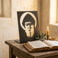 Monk with Bible