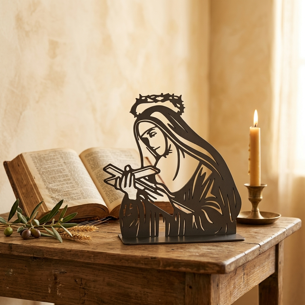 Saint Charbel Silhouette