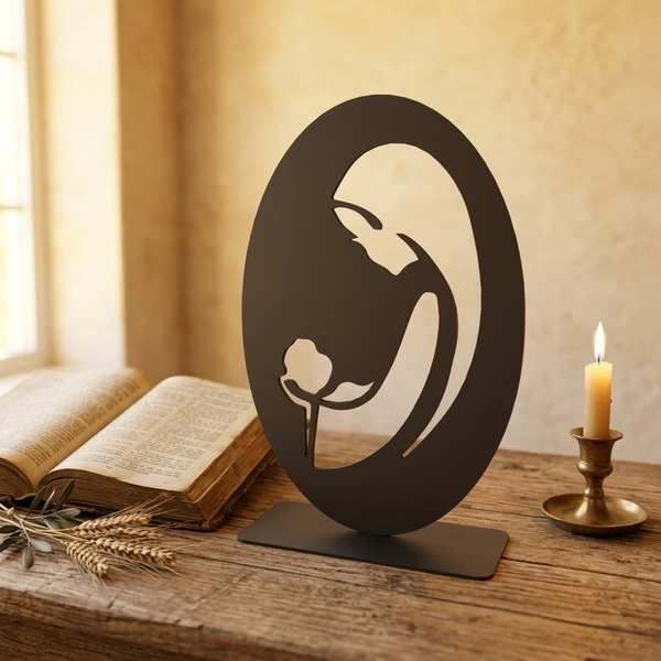 Mary & Child Silhouette